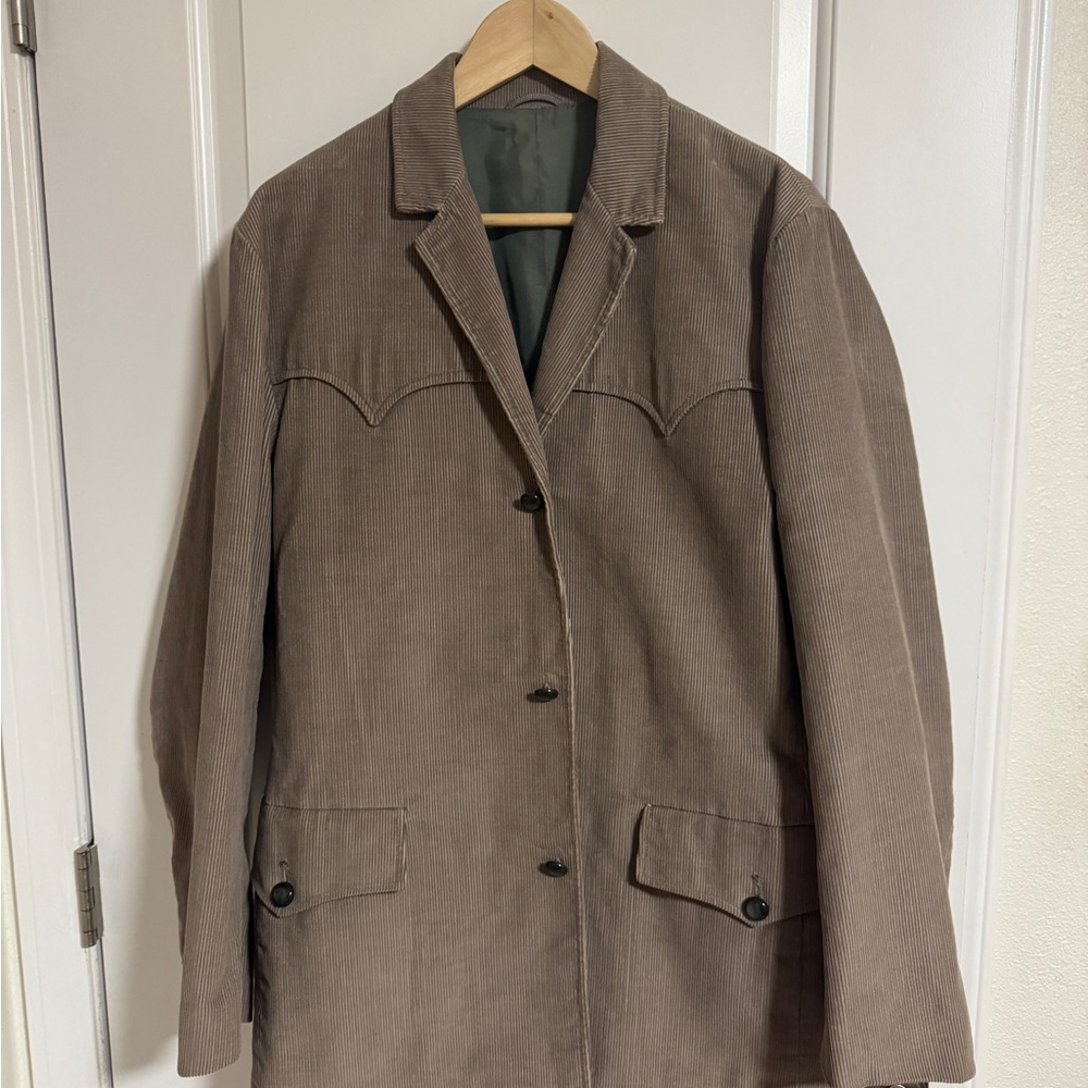 Men's Brown Corduroy Jacket